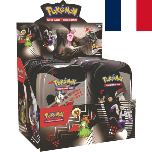 Pokémon JCC Ecarlate & Violet Flamme Blanche et Foudre Noir Mini Tin Display