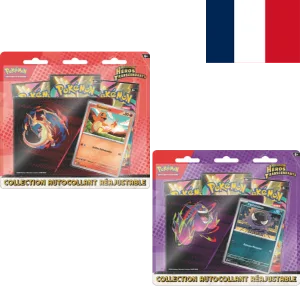 Pokemon JCC Méga-évolution: M2.5 Héros Transcendants Collection Autocollant Réajustable ( 2 visuels)