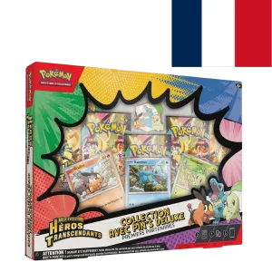 Pokémon JCC ME2.5: Héros Transcendants Premiers Partenaires Collection avec Pin Deluxe