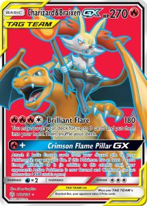 Cosmic Eclipse Charizard & Braixen GX 212/236