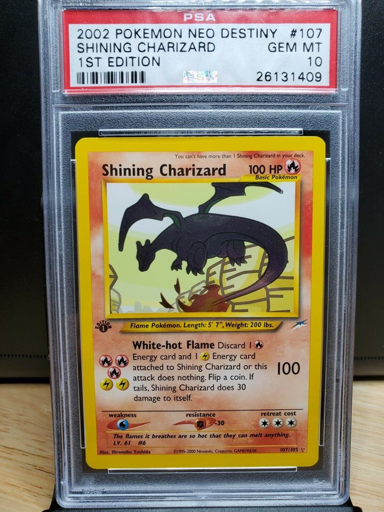 Première édition de Shining Charizard